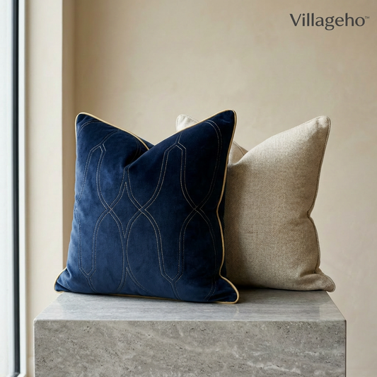 Villageho™ Aurumline Decorative Cushion Set