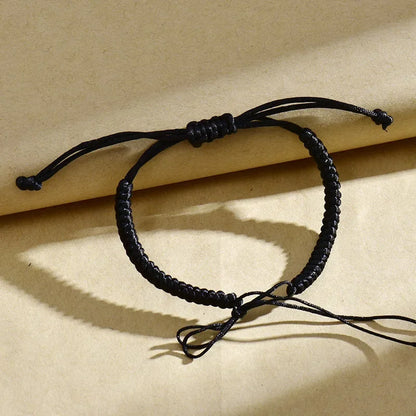 Hand woven diamond knot red rope DIY beaded hard gold safety buckle semi-finished bracelet jewelry